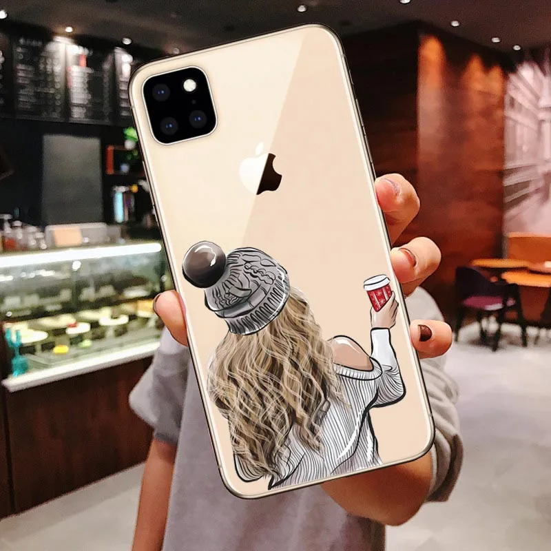 Силиконовые чехлы для телефонов для девочек Bff Best Friends Forever для iPhone 11 Pro Max Xs 6 6S 7 8 Plus X XR XS MAX 5S SE 5 задняя крышка чехол - Цвет: TPU