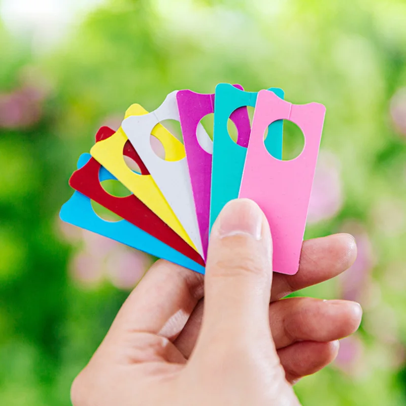 100 шт./лот пластиковые маркеры для растений сада кольцо бирка инструменты