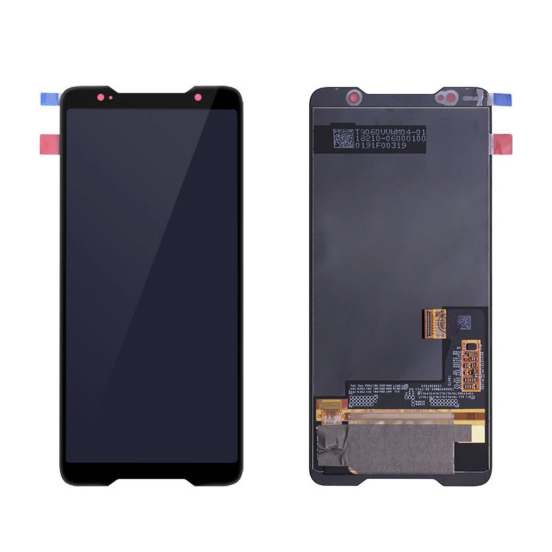 Для 6," ASUS ROG Phone ZS600KL lcd amoled экран дисплей OLED экран Сенсорная панель дигитайзер сборка для Asus дисплей - Цвет: Black