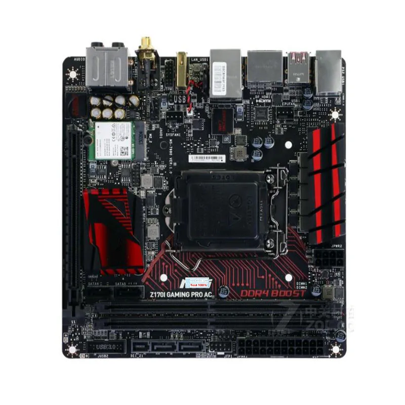 MINI-ITX ITX для MSI Z170I GAMING PRO AC компьютера USB3.0 M.2 Nvme SSD материнская плата LGA 1151 DDR4 Z170