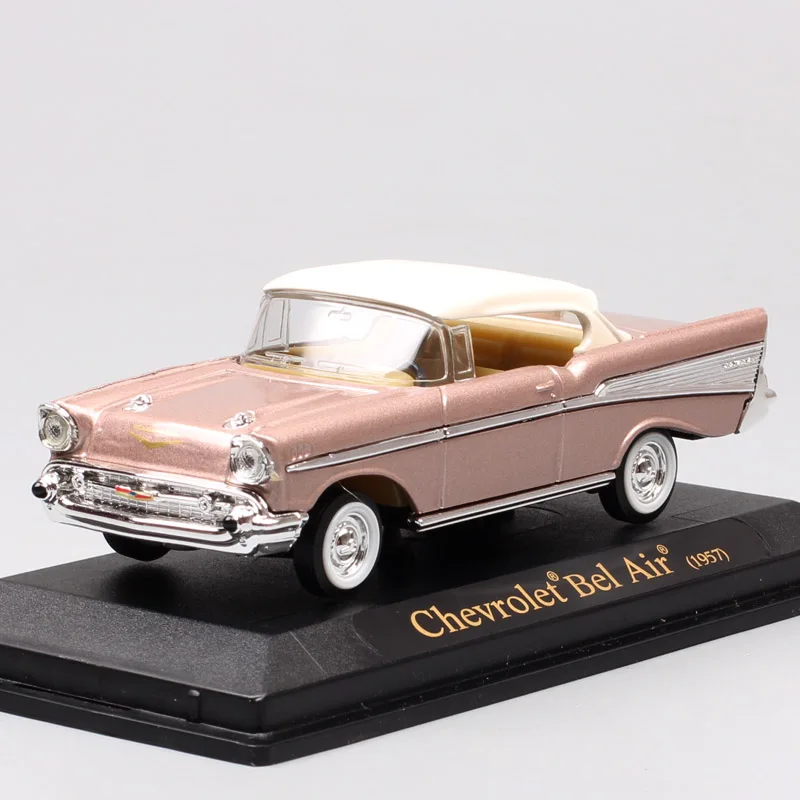 1/43 маленькие бренды Yat Ming 1957 Chevrolet Bel, воздушная литьевая модель, копия автомобиля, мини-дисплей, подарок для взрослых