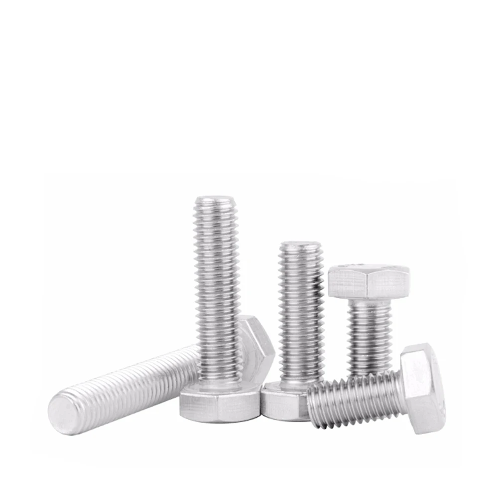 5-100Pcs/Lot Aluminium Alloy M5M6M8M10M12M16 Hexagon Head Bolt Din933 Mountain Bike Antirust Hexagonal Screw | Обустройство дома