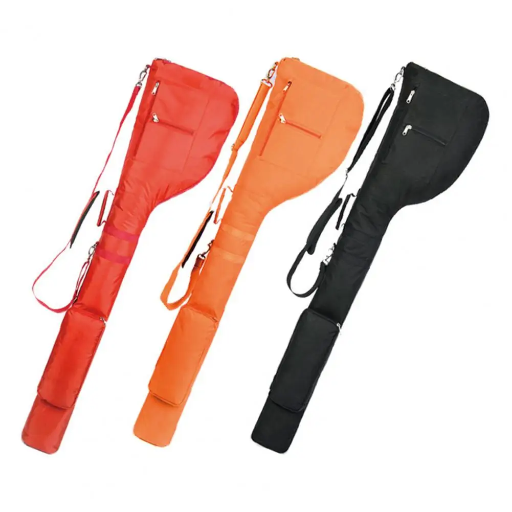 

Golf Club Bag Foldable Comfortable Solid Color Large Capacity Brassie Storage Holder for Outdoor Travel Practice Training
