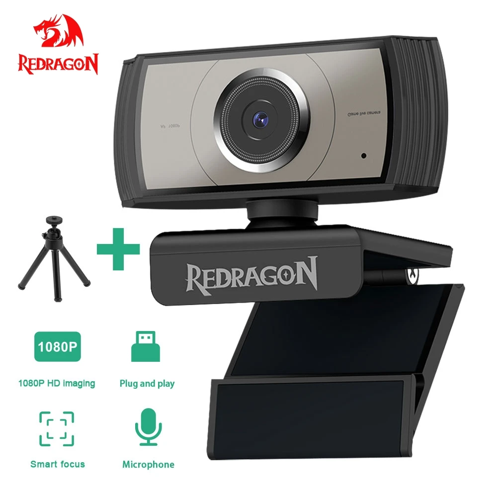 Веб-камера REDRAGON GW900 APEX USB HD с автофокусом Встроенный микрофон 1920X1080P 30 кадров в