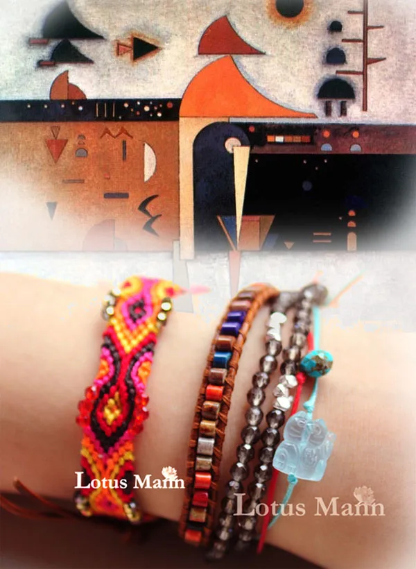 Браслет Кольцо из Натуральной Бирюзы цвета Пикассо|colored stone bracelet|colorful braceletlotus bracelet