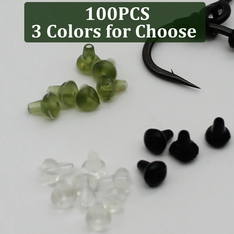 100 шт. аксессуары для ловли карпа застежки крючков зажимы бусин раздвижные