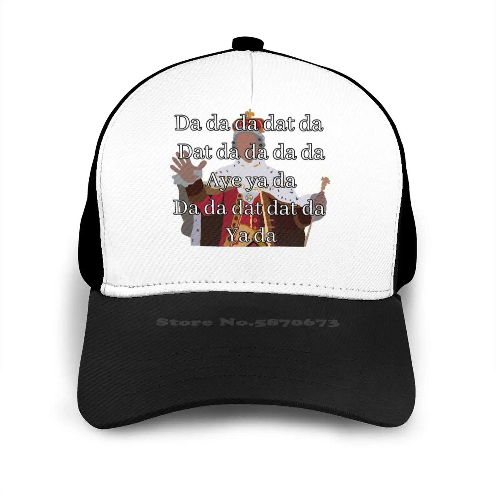 Король Джордж пение в стиле хип хоп|Мужские бейсболки| |