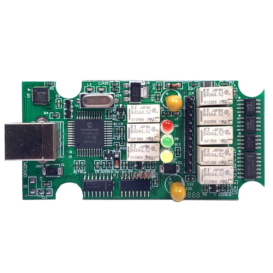 Opcom V1.95 V1.78 V1.99 с PIC18F458 FTDI op com OBD2 Авто диагностический инструмент CAN BUS V1.7 V1.99|obd