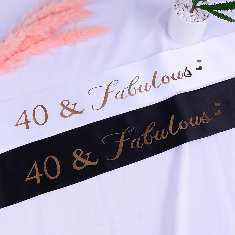 Атласный пояс с блестками на день рождения для девочки украшение вечеринки идея