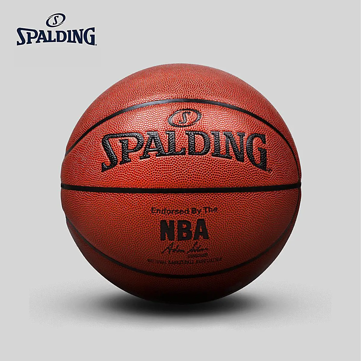 Оригинальный Spalding самого ценного игрока NBA из команды Золотой логотип для дома и