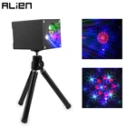 ALIEN перезаряжаемые RGB мини-сценические лазерные прожекторы, 30 моделей, вечерние бруски, дискотека, праздник, Рождество, сценический эффект освещения