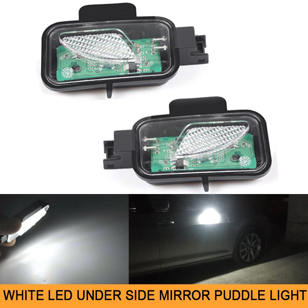 

For VW Passat B8 Typ 3G5 Passat B8 Variant Typ 3G5 Passat B8 Alltrack Arteon Under Side Mirror Light White LED Puddle Light 2Pcs
