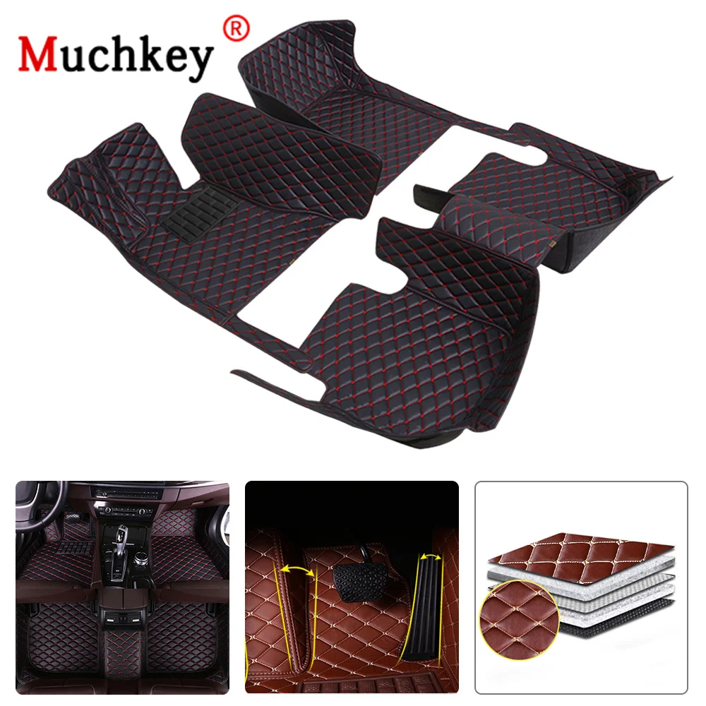 

Fully Surrounded Car Floor Mats For Honda Accord Ⅷ（Right Driving）2008-2011 2012 Custom Luxury Car Carpet Foot Pads Car Styling