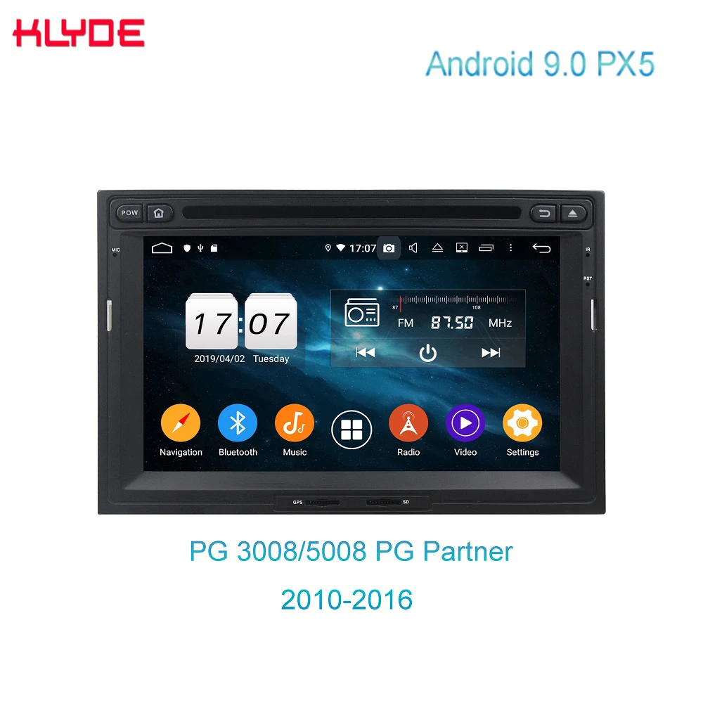 Женская 7-дюймовая полносенсорная Автомобильная видеокарта IVT bluetooth Google map