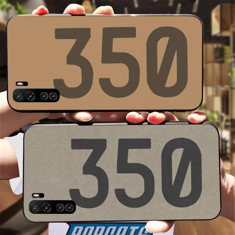 

Luxury brand Sneakers Shoe 350 box Black Cell Phone Case For Huawei Nova 6se 7 7pro 7se honor 7A 8A 7C Prime2019