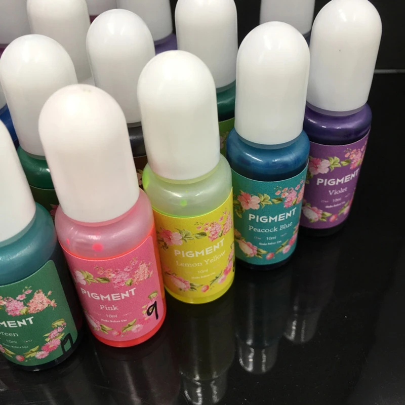 

Crystal Epoxy Pigment UV Resin Dye DIY Jewelry Colorant Art Craft Coloring Decor