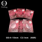 Уплотнительное кольцо из нитриловой резины NBR в упаковке, водонепроницаемое и маслостойкое, толщина CS 1 мм, внешний диаметр 44, 5566, 577, 5899, 510 мм