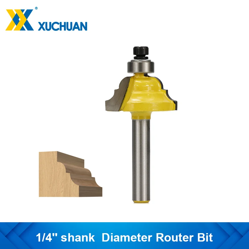 

Хвостовик 1 шт., 1/4 дюйма (6,35 мм), диаметр 1 дюйма, фреза для дерева