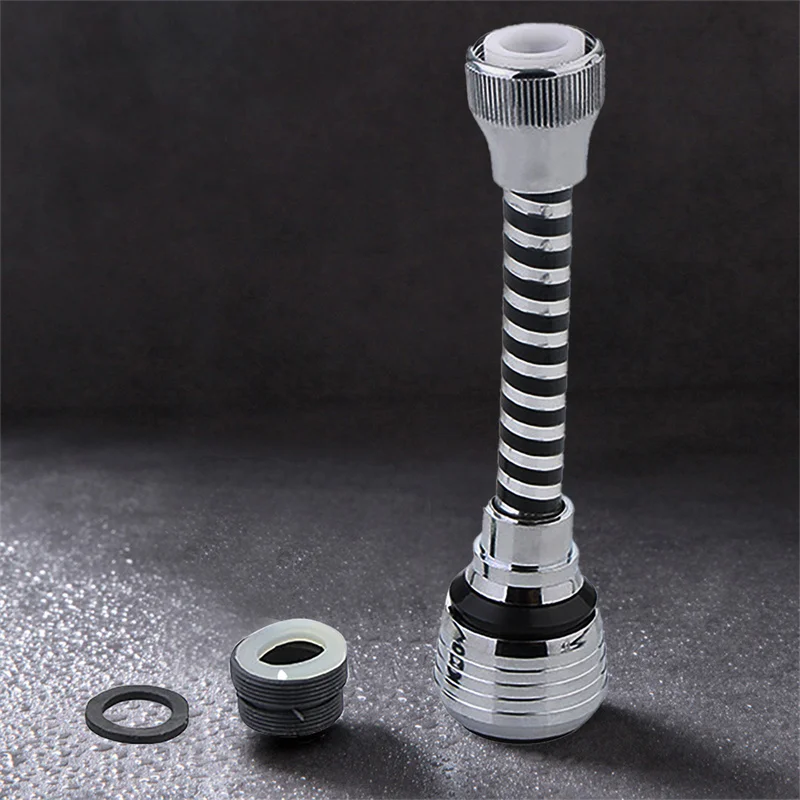 

Bathroom Kitchen Faucet Accessories 360 Rotatable Bubbler Water Saving High Pressure Nozzle Filter Tap Adapter Faucet Extender