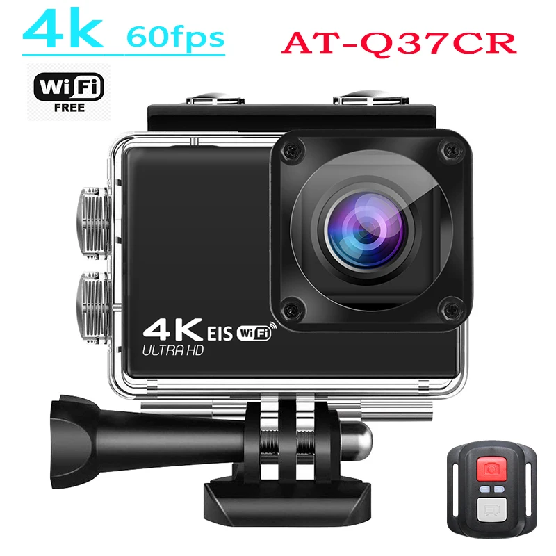 

JCJX UHD WiFi EIS Action Camera with Chip 4K/60Fps EIS Underwater 30M Helmet Video Recording Cameras Sport Cam