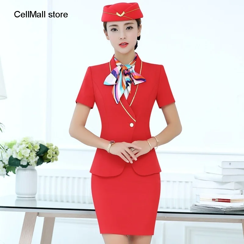 Новинка Модные красные формальные женские деловые костюмы с топами и Женская