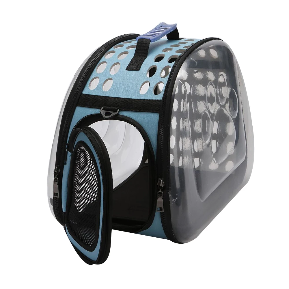 Новые сумки для домашних собак кошек портативные складные прозрачные сумки переноска на плечо дорожная сумка принадлежности для домашних животных