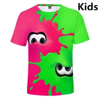 3 to 13 years kids t shirt shooting game splatoon 3d printed tshirt t shirt boys girls streetwear t shirts tee children clothes