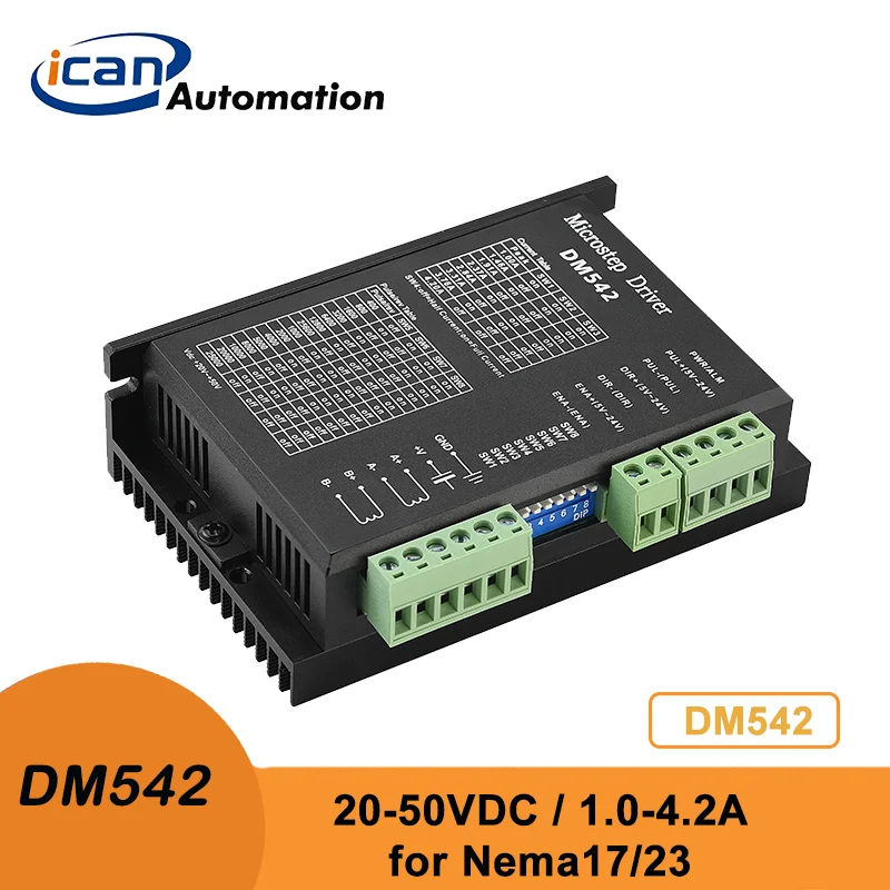 DM542 Stepper Driver 1.0-4.2A 20-50VDC Nema 17 Stepper Driver Arduino