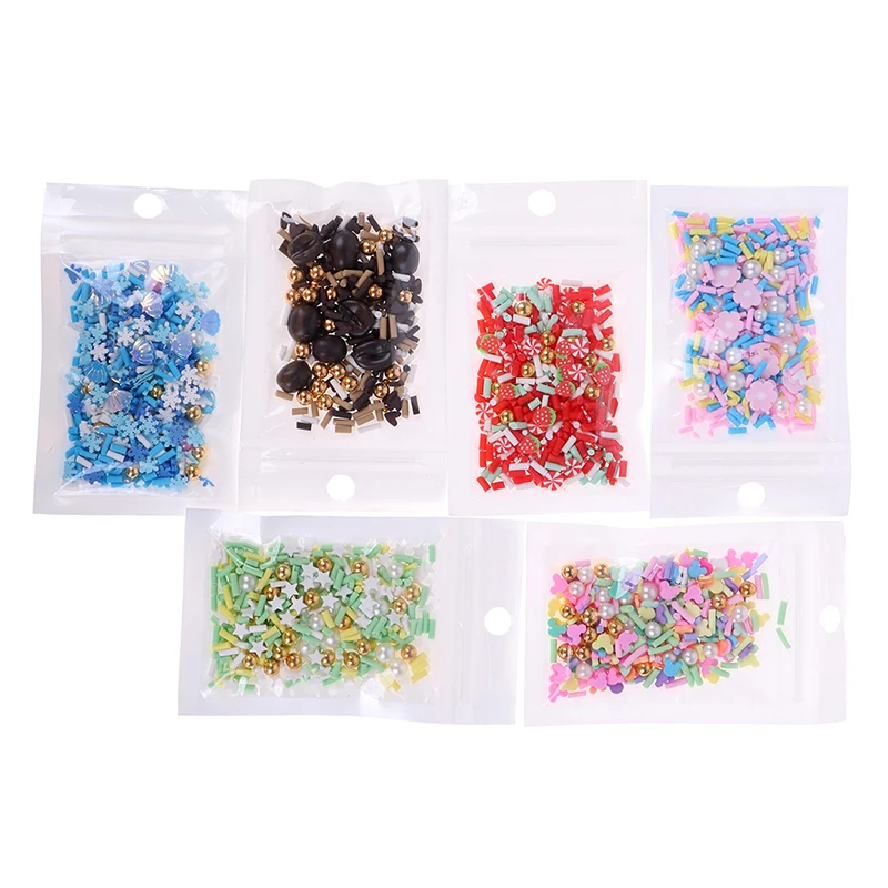 10 г поддельные посыпки для клейкие аксессуары глиняный наполнитель DIY пушистые