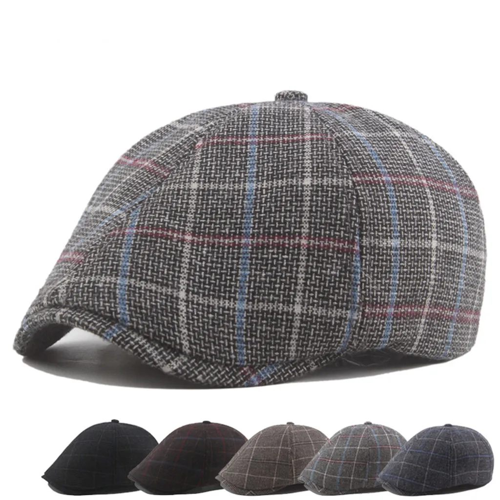 2019 новый бренд осень зима Модные мужские береты Британский западный стиль Advanced Hat