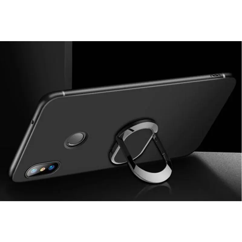 Для Alcatel 1 S чехол матовый Силиконовый мягкий палец кольцо Магнит чехол для телефона Alcatel 1 S 5024D 5024Y 5024K подставка задняя крышка