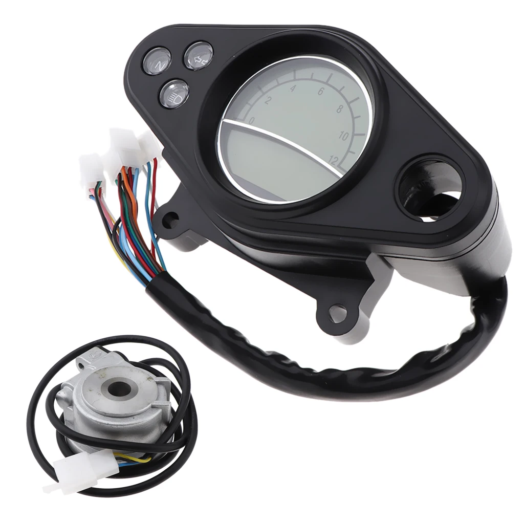 Цифровой тахометр одометр с ЖК дисплеем и датчиком|Измеритель температуры