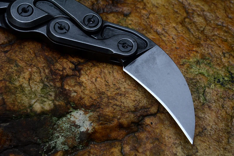 Механические спасательные ножи Kydex керамбит с фиксированным лезвием D2