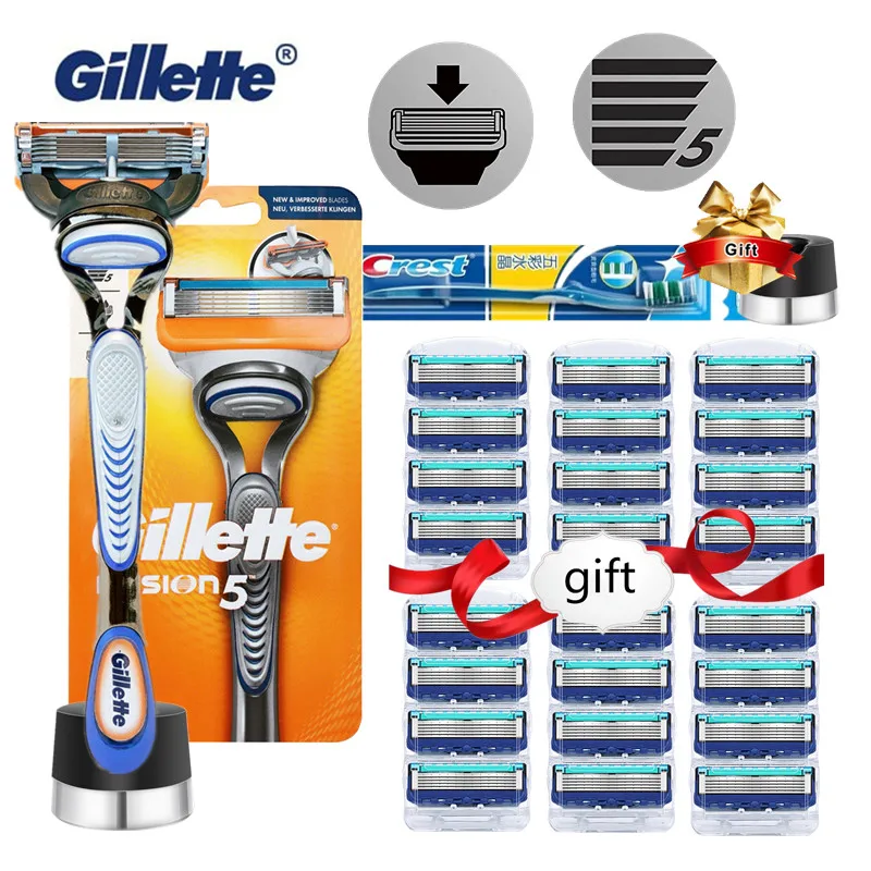 Gillette Fusion 5 нож Мужская бритва для мужчин кассеты бритья и удаления волос