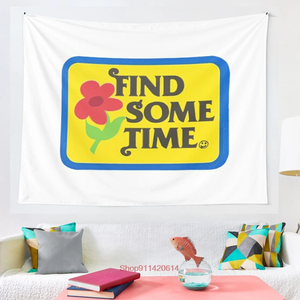 

find some time tapestry Boho Tapestry Wall Hanging Tapestries Bedspread Wall Art Blanket Throw Towel Window Curtain