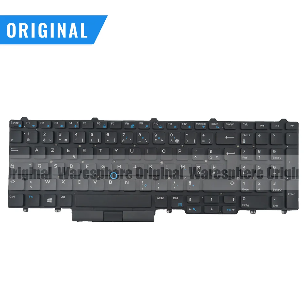Новая Оригинальная клавиатура FR для Dell Precision 17 7710 15 3510 7510 0W93F7 W93F7 | Компьютеры и