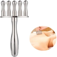 stainless steel massage stick magnetic therapy gua sha detox meridian pen anti cellulite body slimming trigger point massager