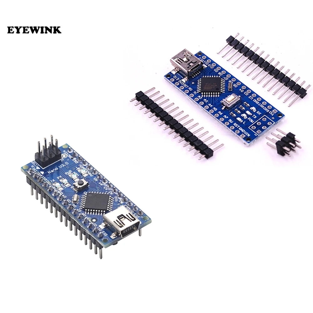 Контроллер NANO 3 0 совместимый с arduino CH340 проводной USB контроллер кабель без V3.0