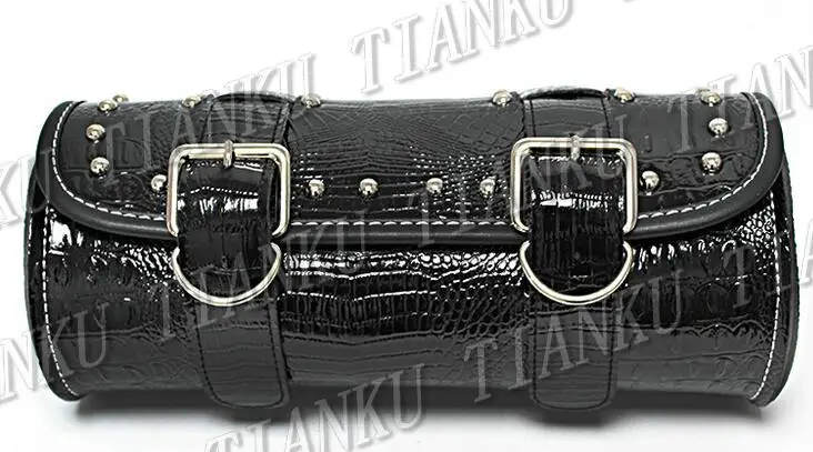 Черная сумка для инструментов вилка руль пряжки сумок VStar 400 650 Virago Xv Road Star Shadow Steed