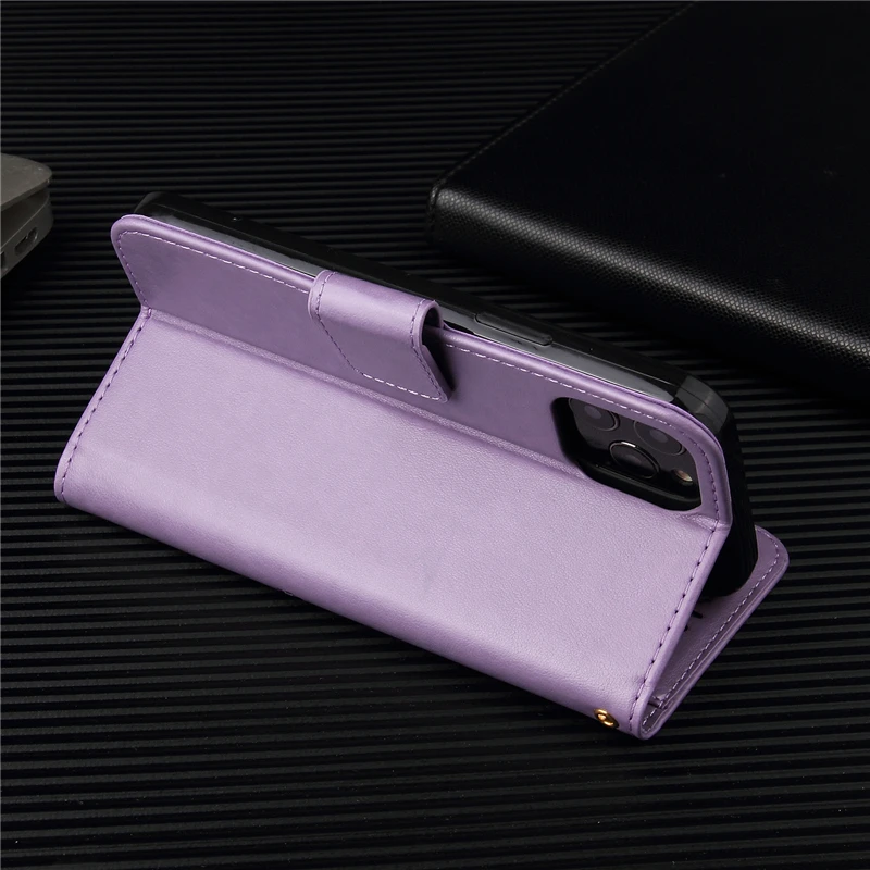 

For iPhone 11 12 Pro Max XR X XS Max 8 7 6 6S Plus 5 5S SE 2020 Luxury Embossed Cat And Tree PU Leather Wallet Flip Case Cover