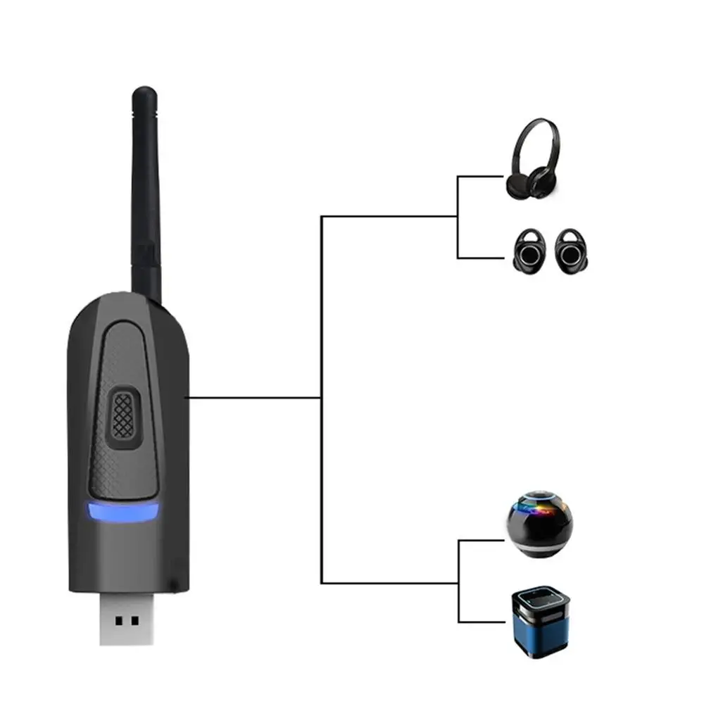 

B25 Wireless 5.0 Audio Adapter Transmitter For General Equipment Adopt Csr High-speed Protocol