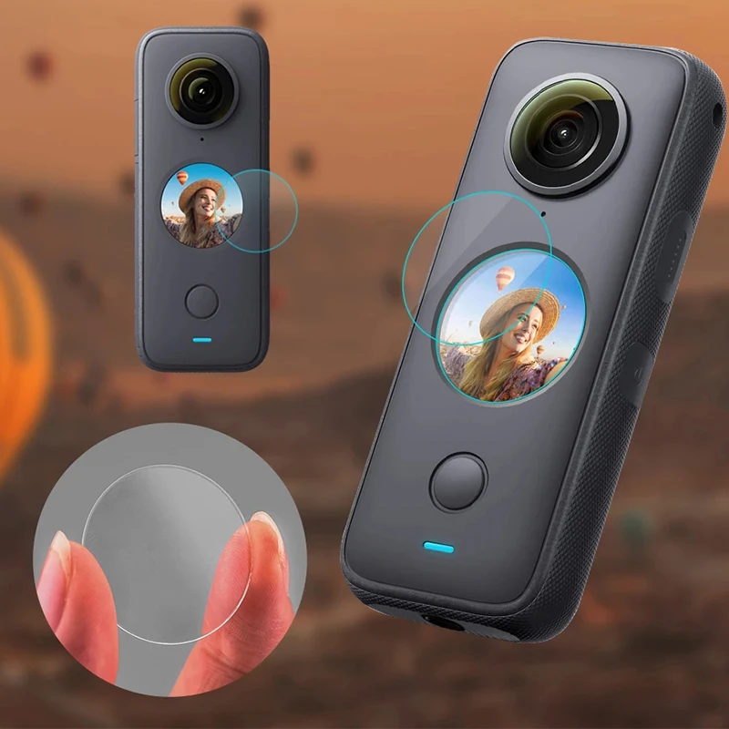 1/2 комплекта закаленное стекло для Insta360 ONE X2 Защита экрана X R крошечная