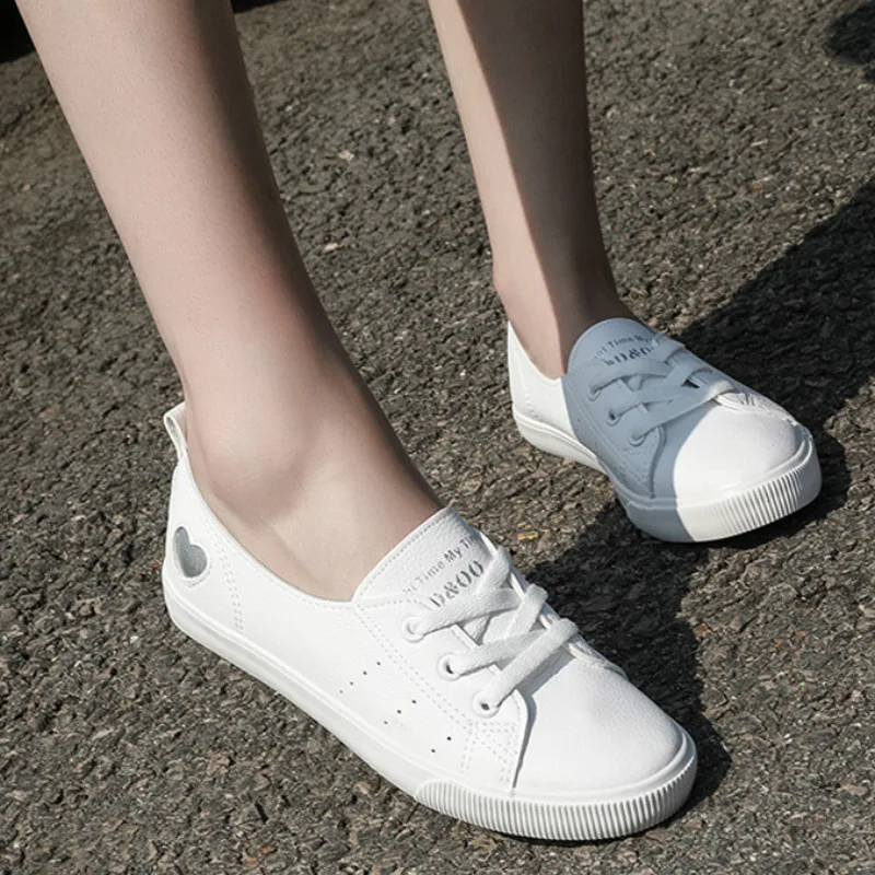 Женские кроссовки 2019 модная женская обувь на платформе белая Вулканизированная