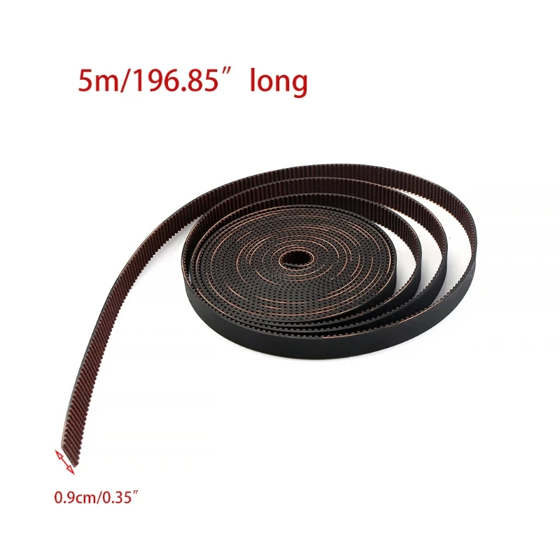 

2021 New 2GT 9RF Open Ended Timing Belt Motor Drive Belt Width 9mm Rubber with Fiberglass
