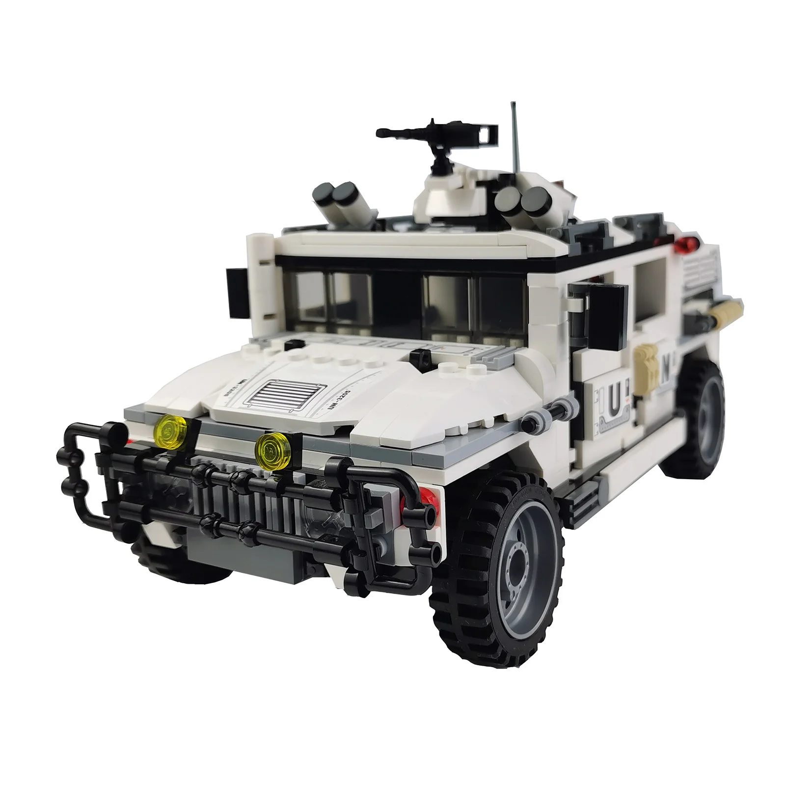 Enlighten Building Block conduction Force Thunder Mission Hummer counteratch 4 фигурки 452 шт Обучающие Кирпичи