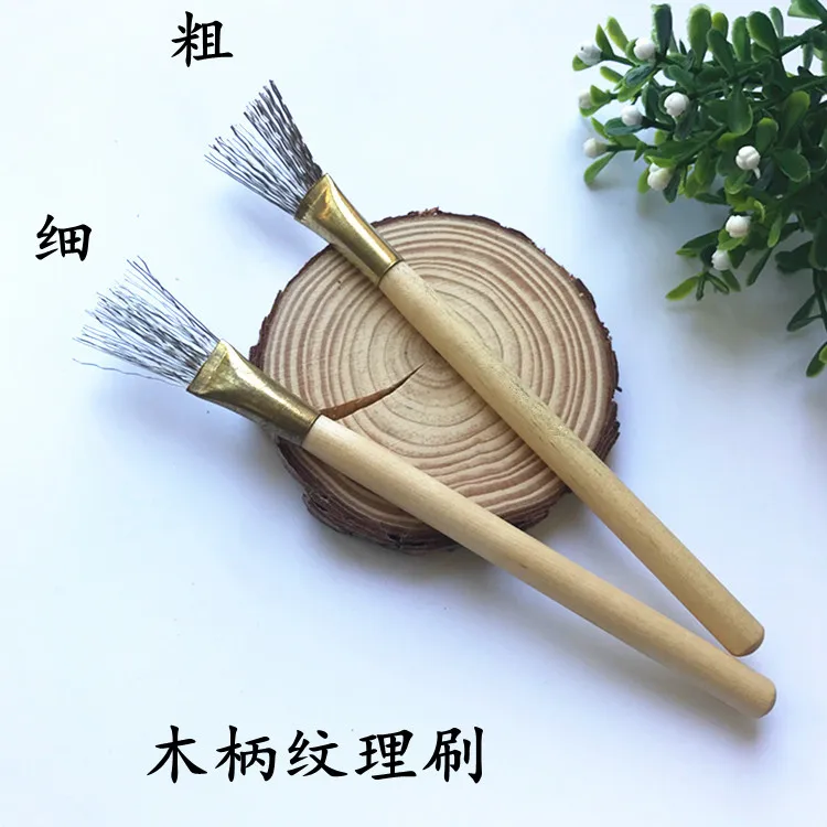 Проволочная щетка мягкая керамика глина скульптура DIY ремесло резные глиняные