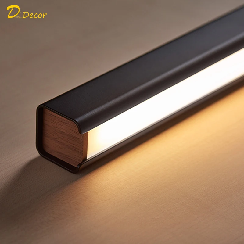 Nordic LED Pendant Light Art Decor Wood Lighting Modern Decoration Minimalism Lamp Restaurant Bedroom Indoor Lights | Освещение