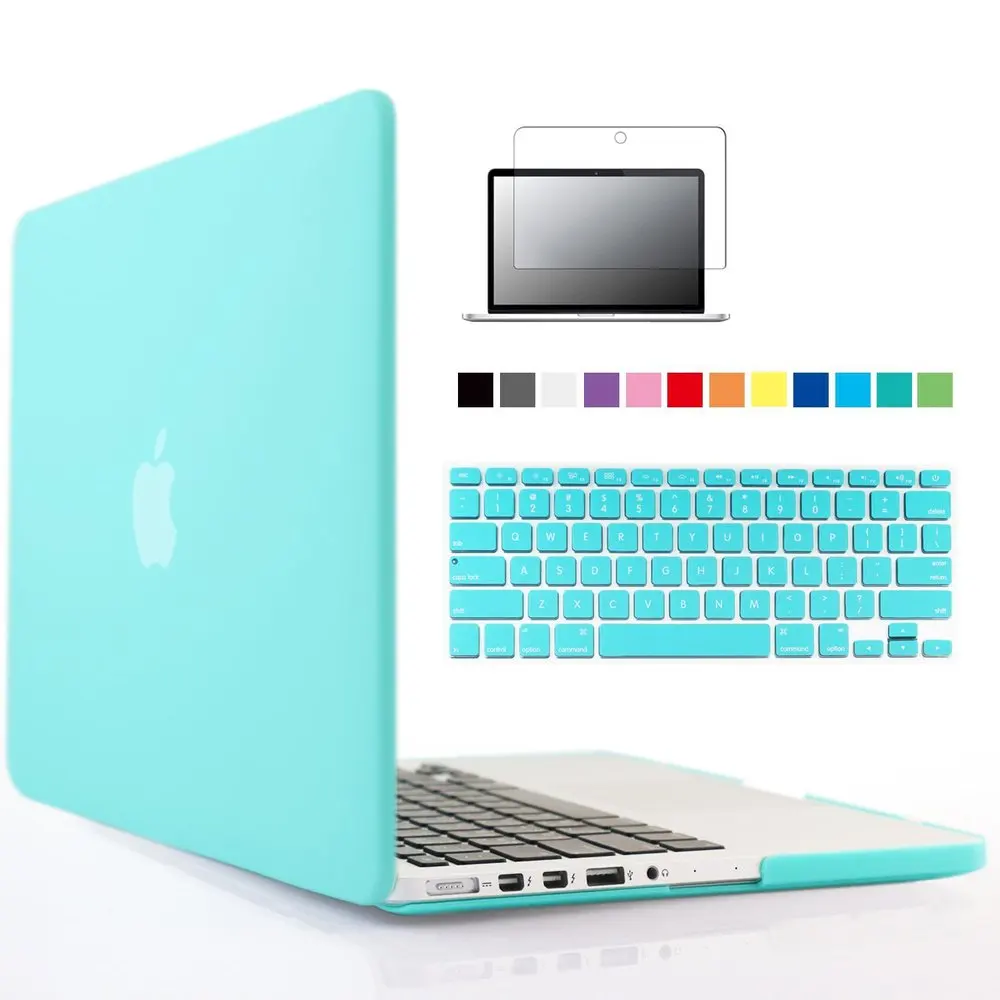 Matte realblue Чехол для ноутбука Apple MacBook Air Pro retina 11 12 13 15 Mac Book 13,3 15,4 дюймов Чехол с сенсорной панелью+ чехол для клавиатуры - Цвет: Matte realblue