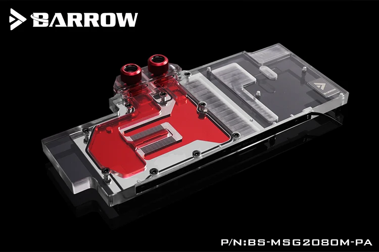 Барроу полное покрытие GPU водный блок для MSI RTX 2080 GAMING X TRIO/SEA HAWK EK Aurora материнская