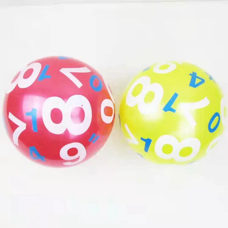 Игрушки Монтессори для малышей надувной шар 9 дюймов математические игрушки